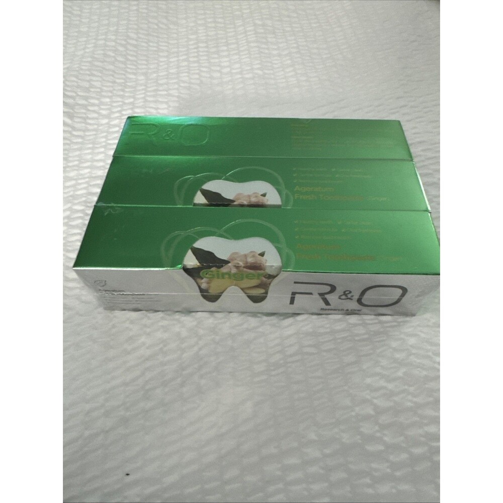 R&O Ginger Mint Toothpaste New 3 Tubes